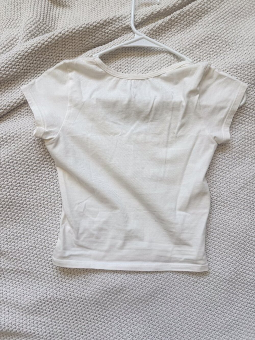 NWOT - Purusha People New Moon Drew Tee - Off White - S - Picture 4 of 6